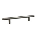Crown 8" Bar Cabinet Pull with 5" Center to Center Satin Nickel Finish CHP108SN